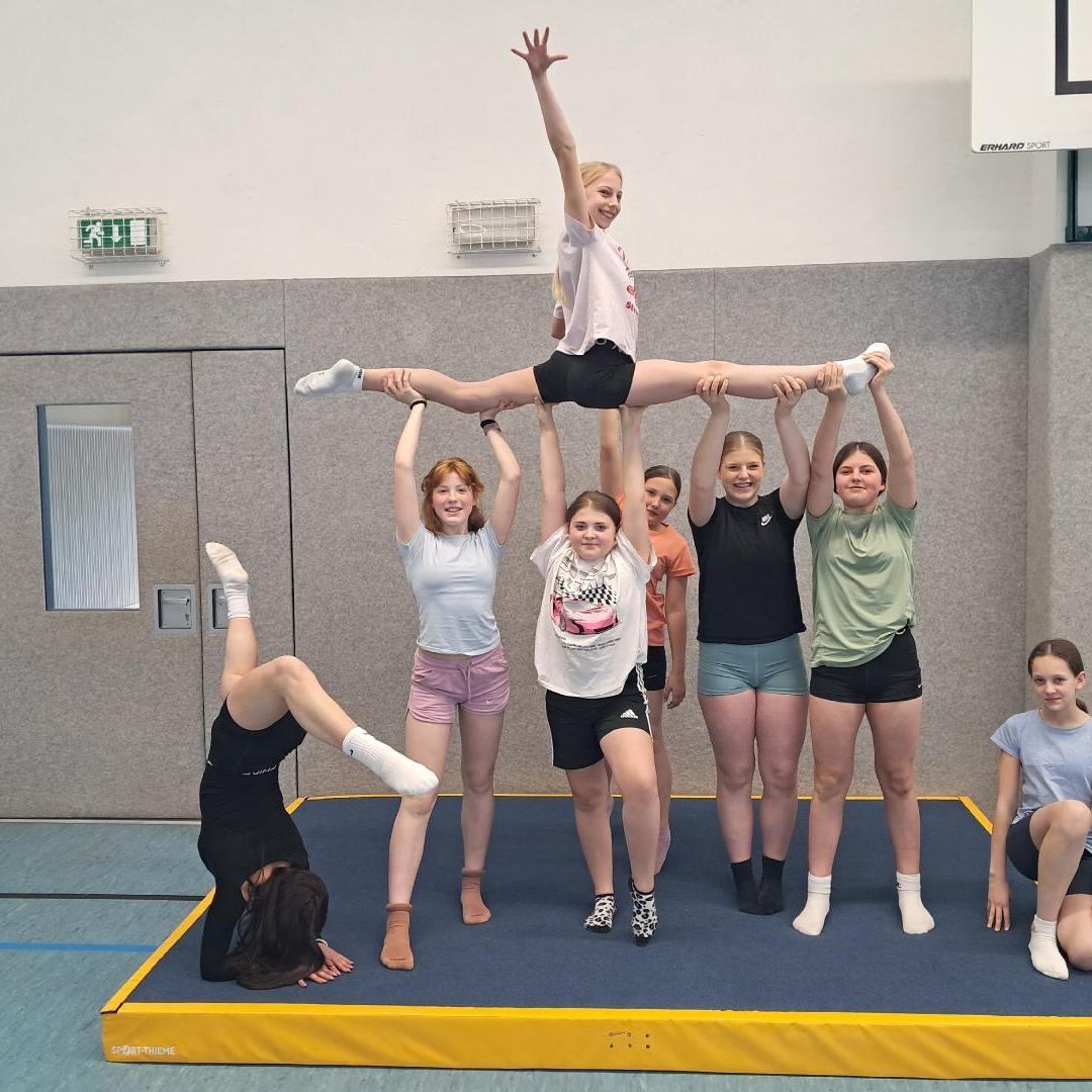 neue Niedersprungmatte für den Sportunterricht